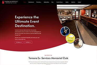 Temora Ex-Services Memorial Club website